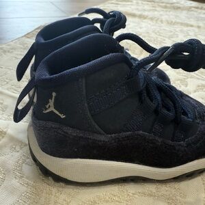 Kids Blue and White Sneakers